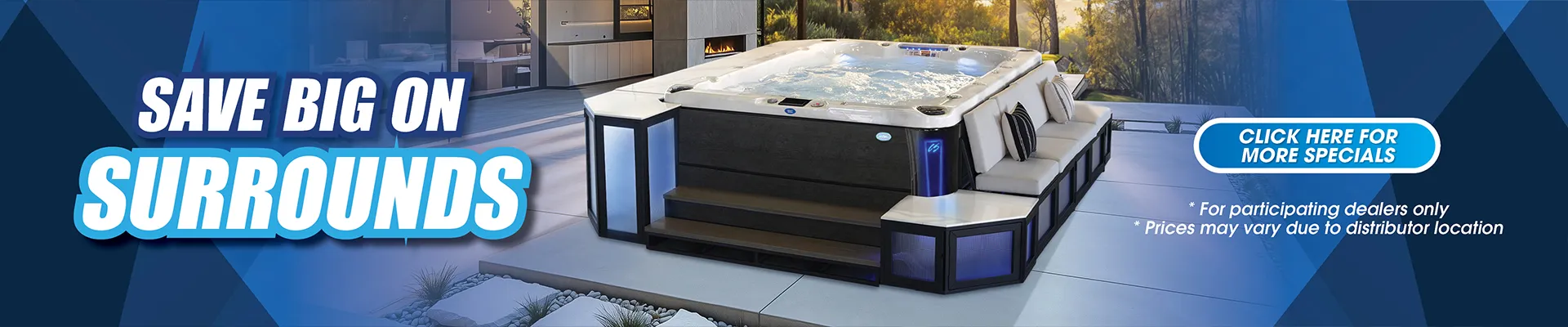 Calspas hot tub being used in a family setting - Ofallon