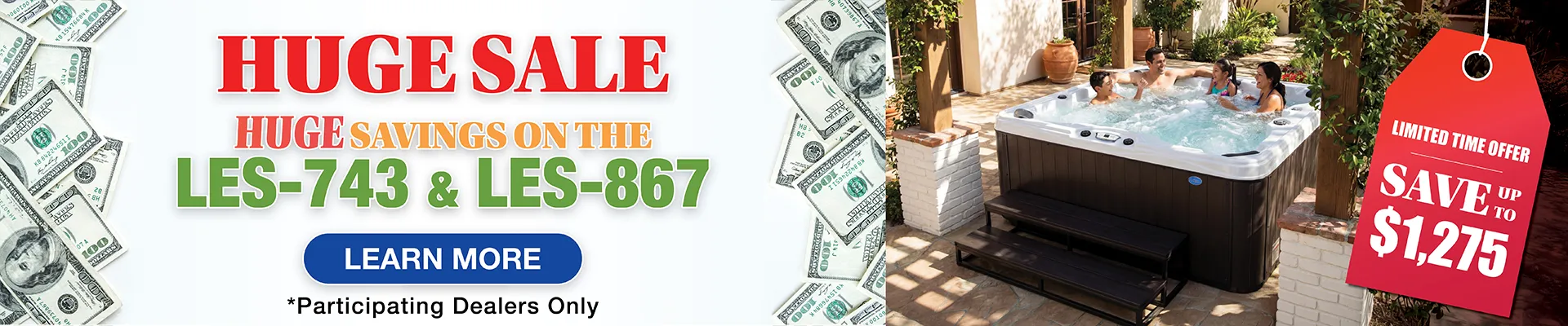 Calspas hot tub being used in a family setting - Ofallon